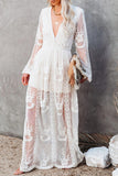 Lace Detail Maxi Dress