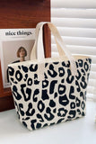 Leopard Print Large Everyday Tote