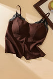 Lace Trim Sweetheart Neck Camisole