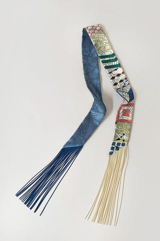 Printed Fringed Detail Scarf