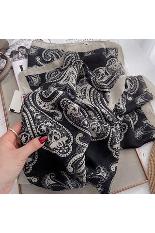 Paisley Print Rectangular Scarf