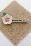 Floral Lace Ruffle Hair Clip