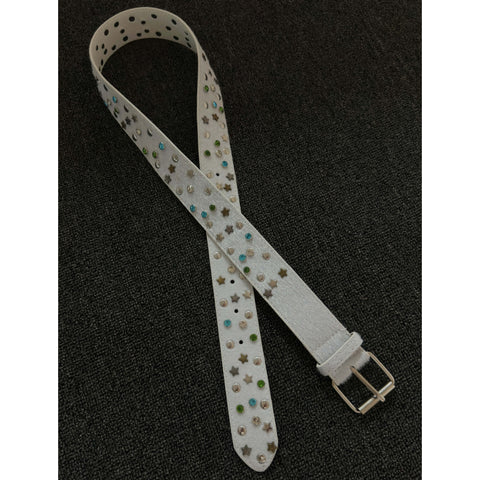Star Stud Belt with Buckle