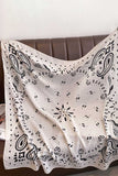 Paisley Print Square Scarf