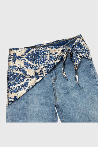Paisley Print Tie Scarf