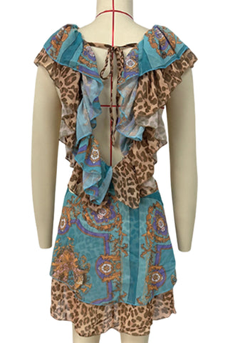 Ruffled Layered Vacation Dress