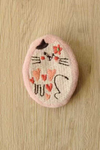 Cute Cat Decorative Brooch