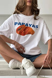 Graphic Print Oversized Crew Neck T-Shirt