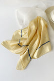 Polka Dot Square Scarf with Border