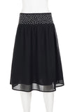 Embellished Waist Midi Skirt