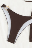 Elegant Tie-Detail Bikini Set