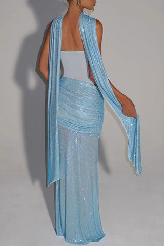 Elegant Strapless Evening Gown