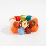 Chunky Beaded Stretch Bracelet