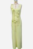 Floral Accent Cover-Up Dress