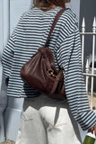 Striped Long Sleeve Crew Neck T-Shirt