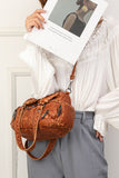 Multi-Pocket Zipper Shoulder Bag