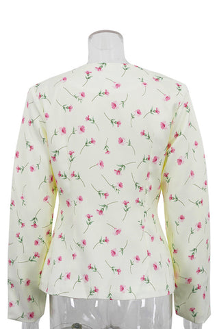 Elegant Floral Blazer