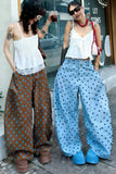 Polka Dot High-Waist Wide Leg Casual Pants