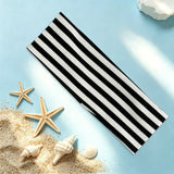 Striped Ribbed Elastic Headband
