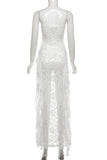 Spaghetti Strap Lace Dress