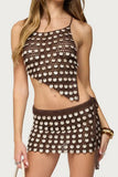 Crochet Skirt Set with Unique Details
