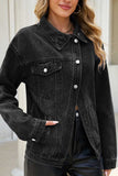 Stand Collar Asymmetric Button-Front Jacket