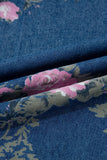 Floral Tie Waist Wide Leg Jeans
