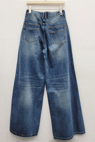 Charm Wide-Leg Baggy Jeans