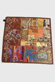 Vintage Collage Print Square Scarf