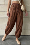 Elastic Waist Balloon Pants