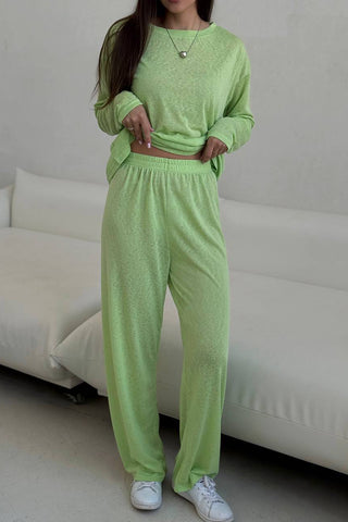Elastic Waist Casual Lounge Pants