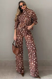 Animal Print Button-Front Denim Jacket