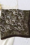 Patchwork Geometric Print Square Scarf