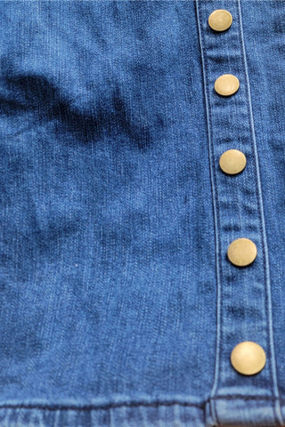 Studded Arch Detail Straight Jeans