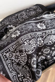 Paisley Print Satin Finish Square Scarf
