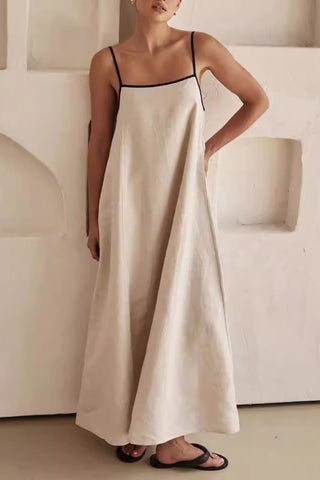 Sleeveless Maxi Casual Dress