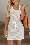 Striped Casual Tank Dress