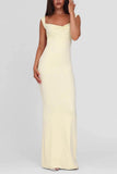 Open-Back Bow-Tie Casual Dress