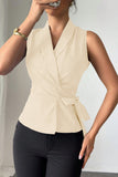 Wrap-Around Sleeveless Top
