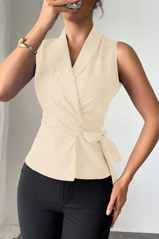 Wrap-Around Sleeveless Top