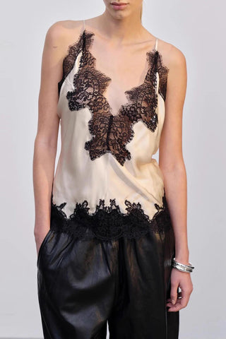 Elegant Lace-Trimmed Camisole