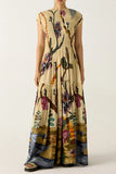 Floral Smocked Casual Dress