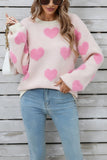 Heart Patterned Cozy Sweater