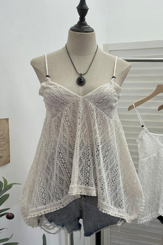 Lace Flowing Camisole Top