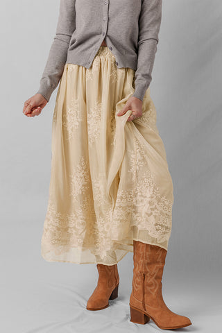 Floral Maxi Skirt