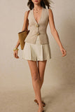Shell-Button Accent Tank Top