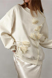 Floral Embellished Sweatshirt