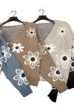 Floral Pattern Button Cardigan
