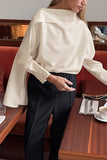 Asymmetrical Neckline Blouse