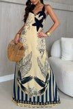 Tropical Print Maxi Dress